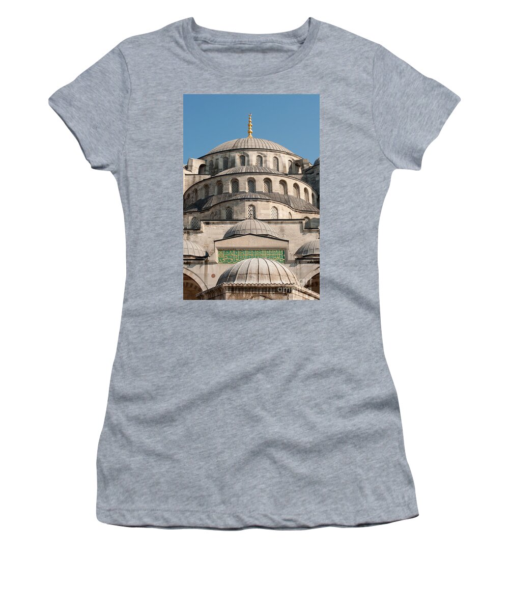Building Women's T-Shirt featuring the photograph Mosque by Andrew Michael