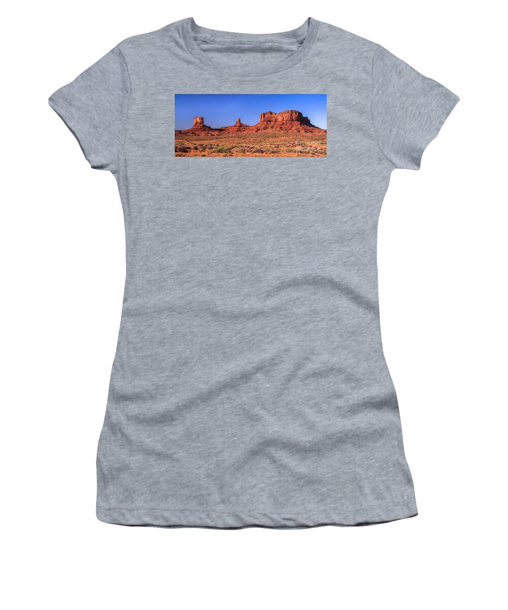 Monument Valley Women's T-Shirt featuring the photograph Mounment Valley by Robert Bales
