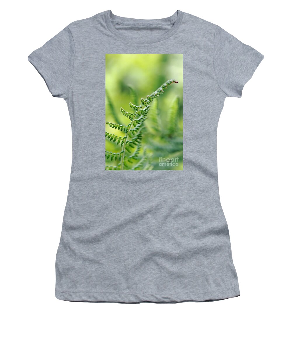 Fern Women's T-Shirt featuring the photograph Mountain Fern by Lois Bryan