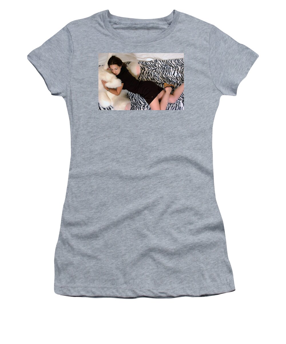 Clay Women's T-Shirt featuring the photograph Nap Time by Clayton Bruster