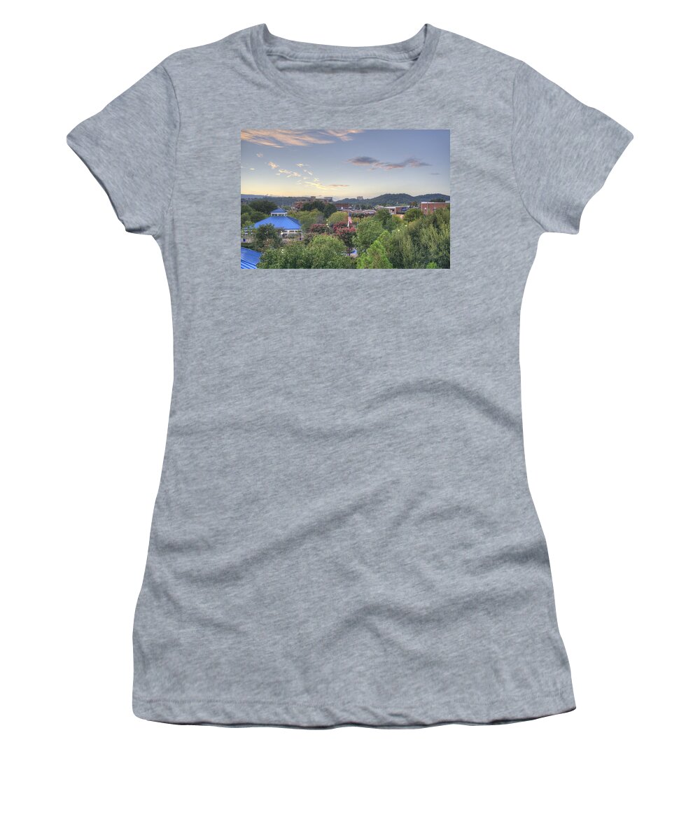 Chattanooga Women's T-Shirt featuring the photograph North Chattanooga by David Troxel