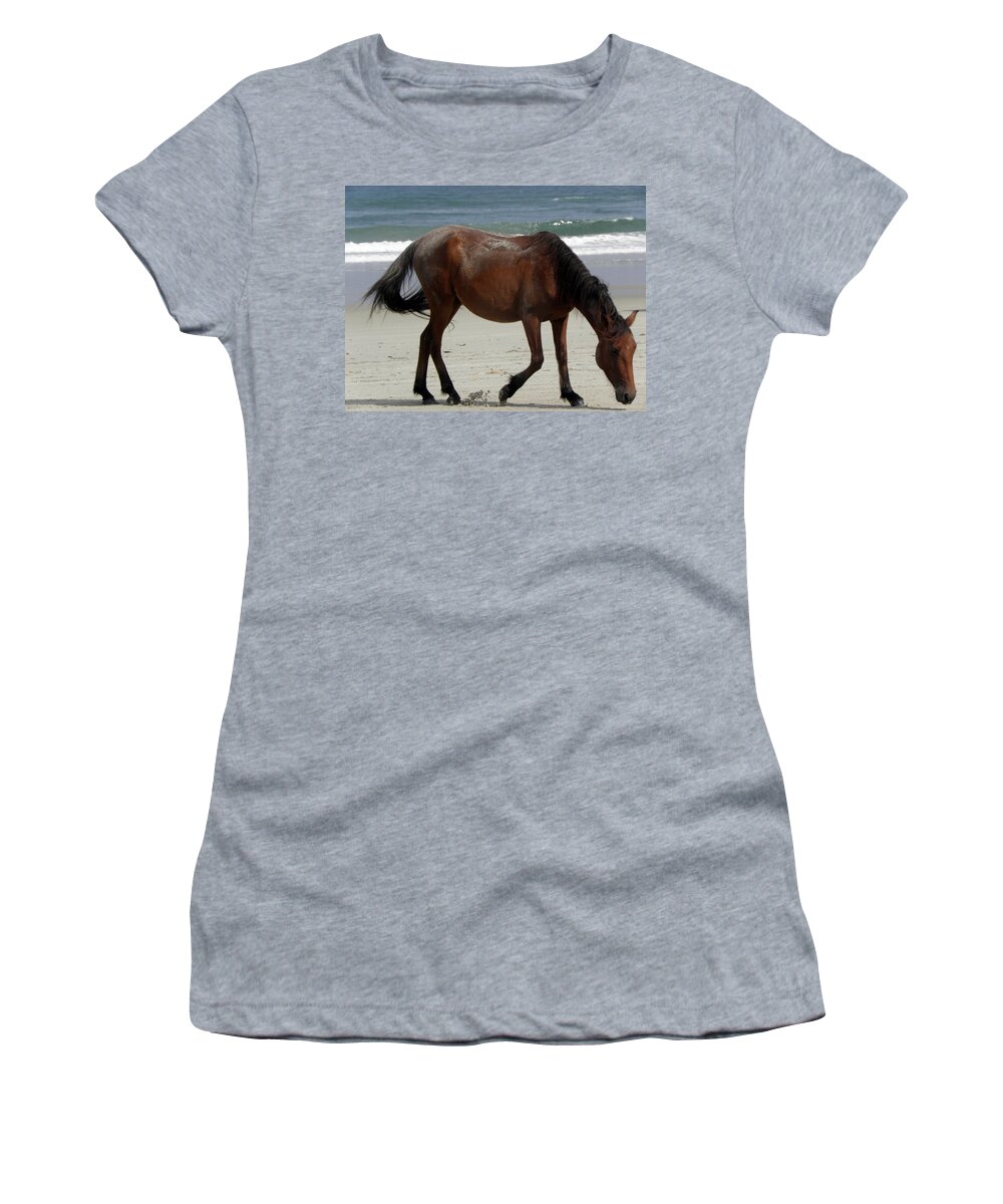 Wild Women's T-Shirt featuring the photograph ok I'm done that was fun by Kim Galluzzo