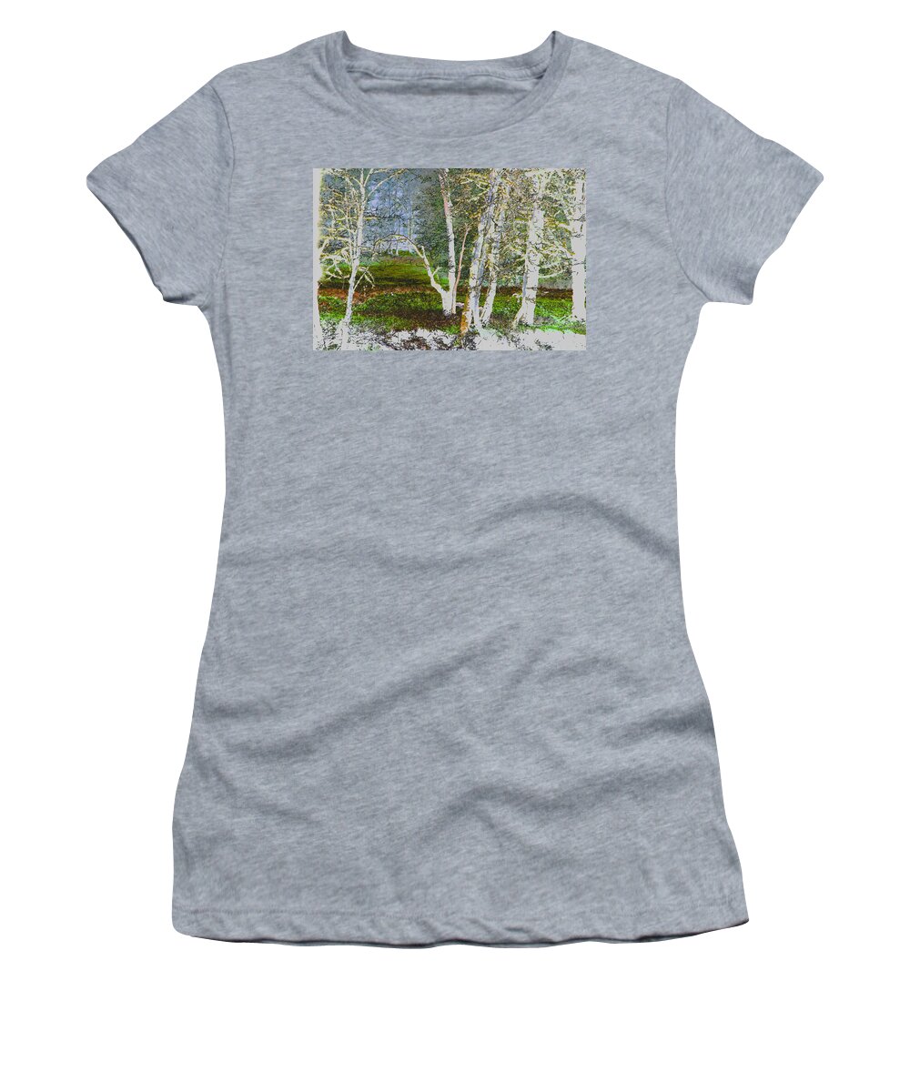 Forest Women's T-Shirt featuring the photograph Peaceful Meadow by Marie Jamieson