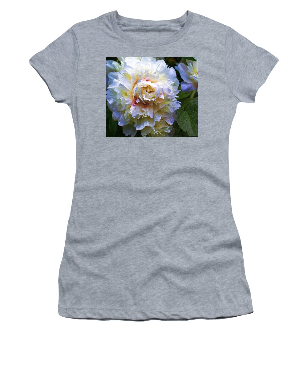 Flower Photographs Women's T-Shirt featuring the photograph Peony Beauty by Christiane Kingsley