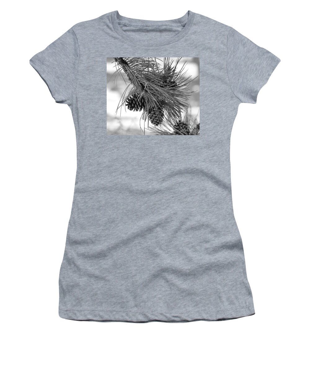 Pine Cones Women's T-Shirt featuring the photograph Pine Cones by Dorrene BrownButterfield