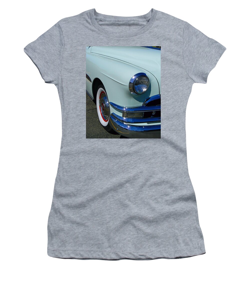 Pontiac Women's T-Shirt featuring the photograph Pontiac Eight by Pamela Patch