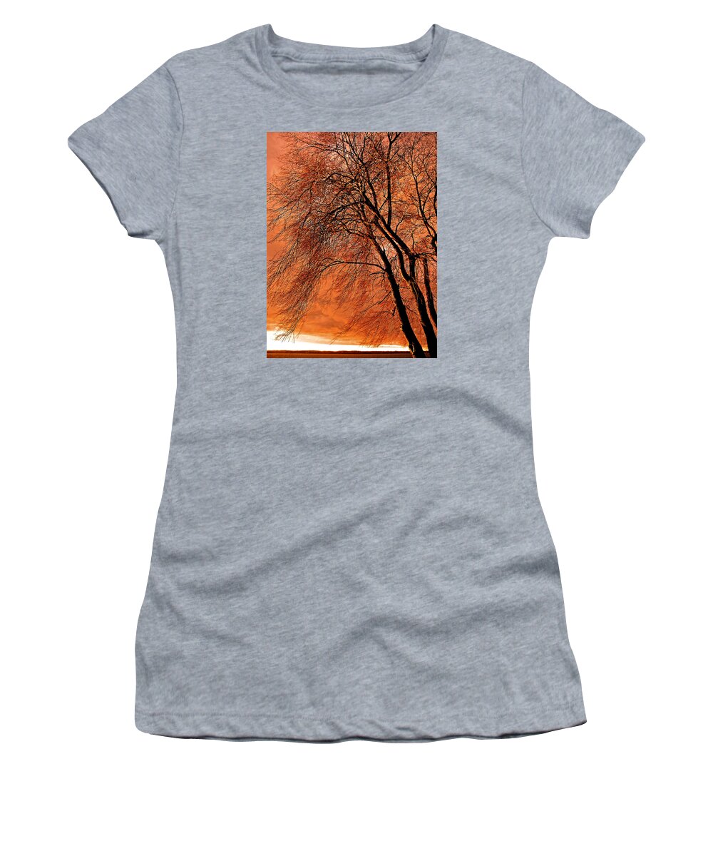 Canada Women's T-Shirt featuring the photograph Powerful Morning ... by Juergen Weiss