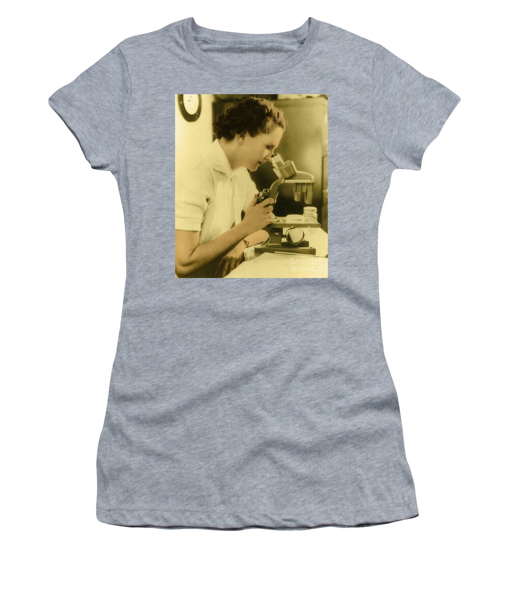 Rachel Louise Carson Women's T-Shirt featuring the photograph Rachel Carson, American Marine Biologist by Science Source