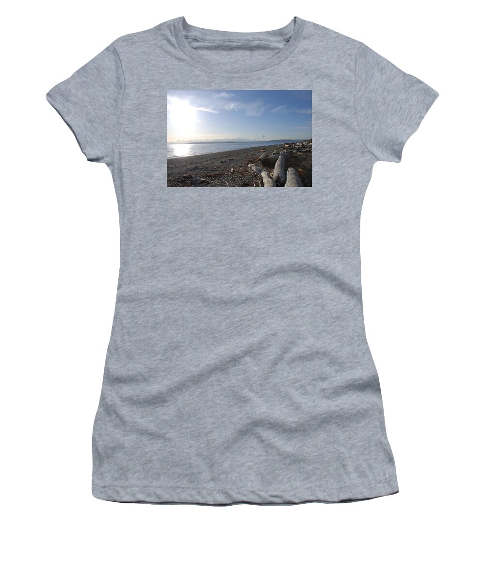 Beach Women's T-Shirt featuring the photograph Richmond Beach by Michael Merry