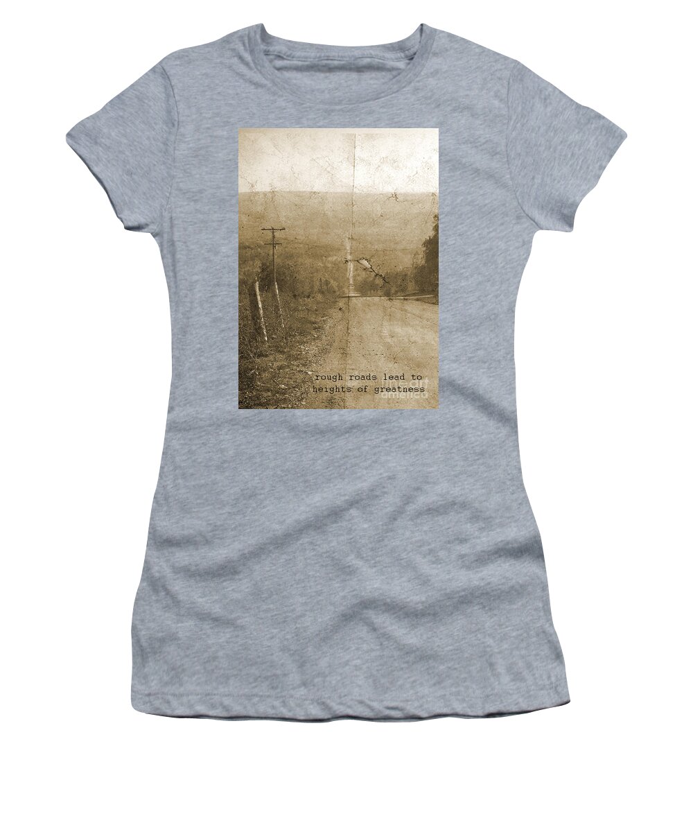 Road Women's T-Shirt featuring the photograph Road Not Traveled by Traci Cottingham