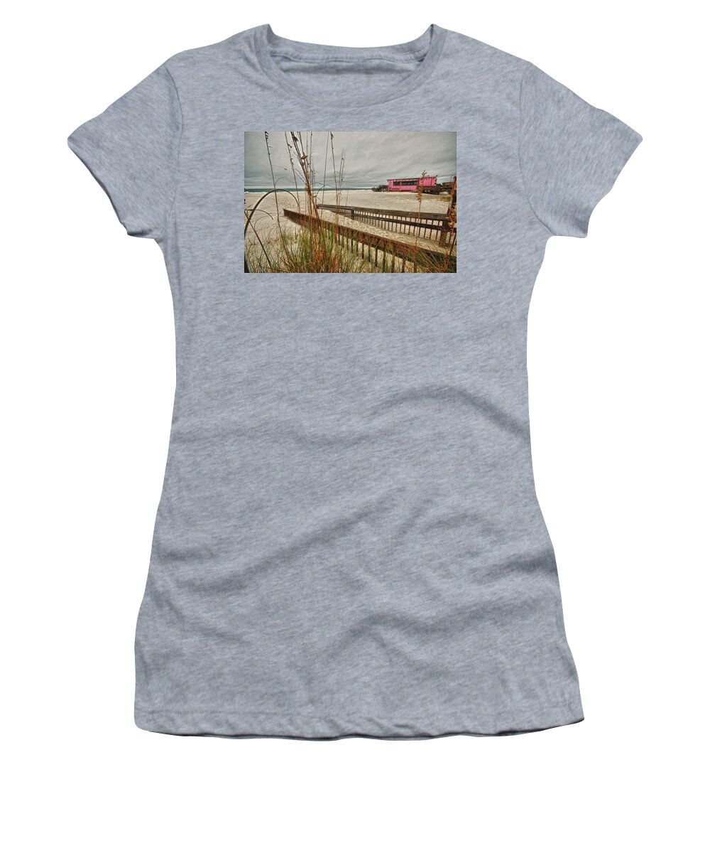 Alabama Photographer Women's T-Shirt featuring the digital art Road to Pink Pony by Michael Thomas