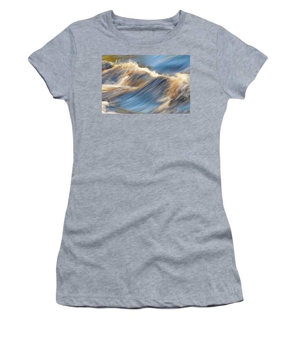 Rapids Women's T-Shirt featuring the photograph Rushing Waters by Carolyn Marshall