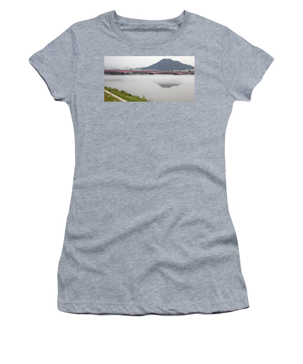 Shoyang Bridge Women's T-Shirt featuring the photograph Shoyang Bridge by Kume Bryant