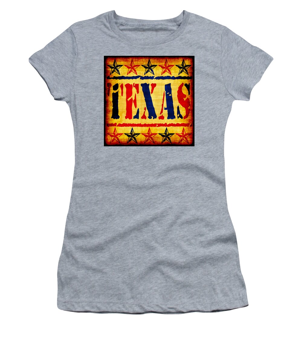 Texas Women's T-Shirt featuring the photograph Texas by David G Paul