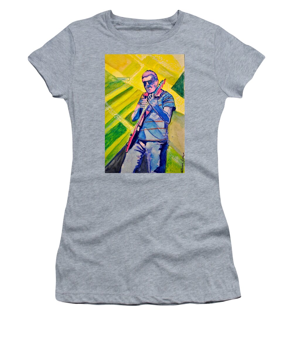 Umphrey's Mcgee Women's T-Shirt featuring the painting The Smokin Pick by Patricia Arroyo