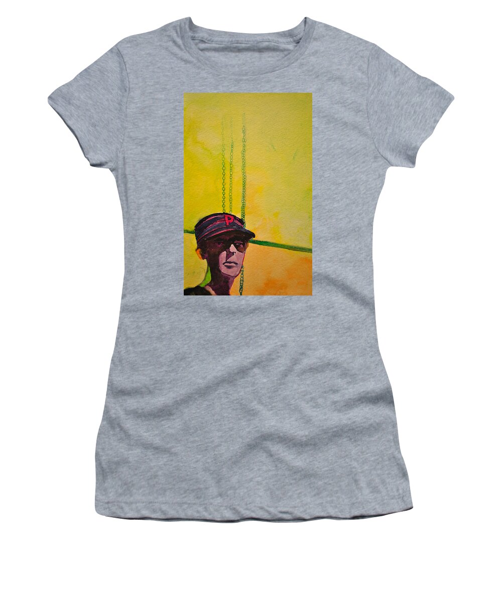 Umphrey's Mcgee Women's T-Shirt featuring the painting The Stare by Patricia Arroyo