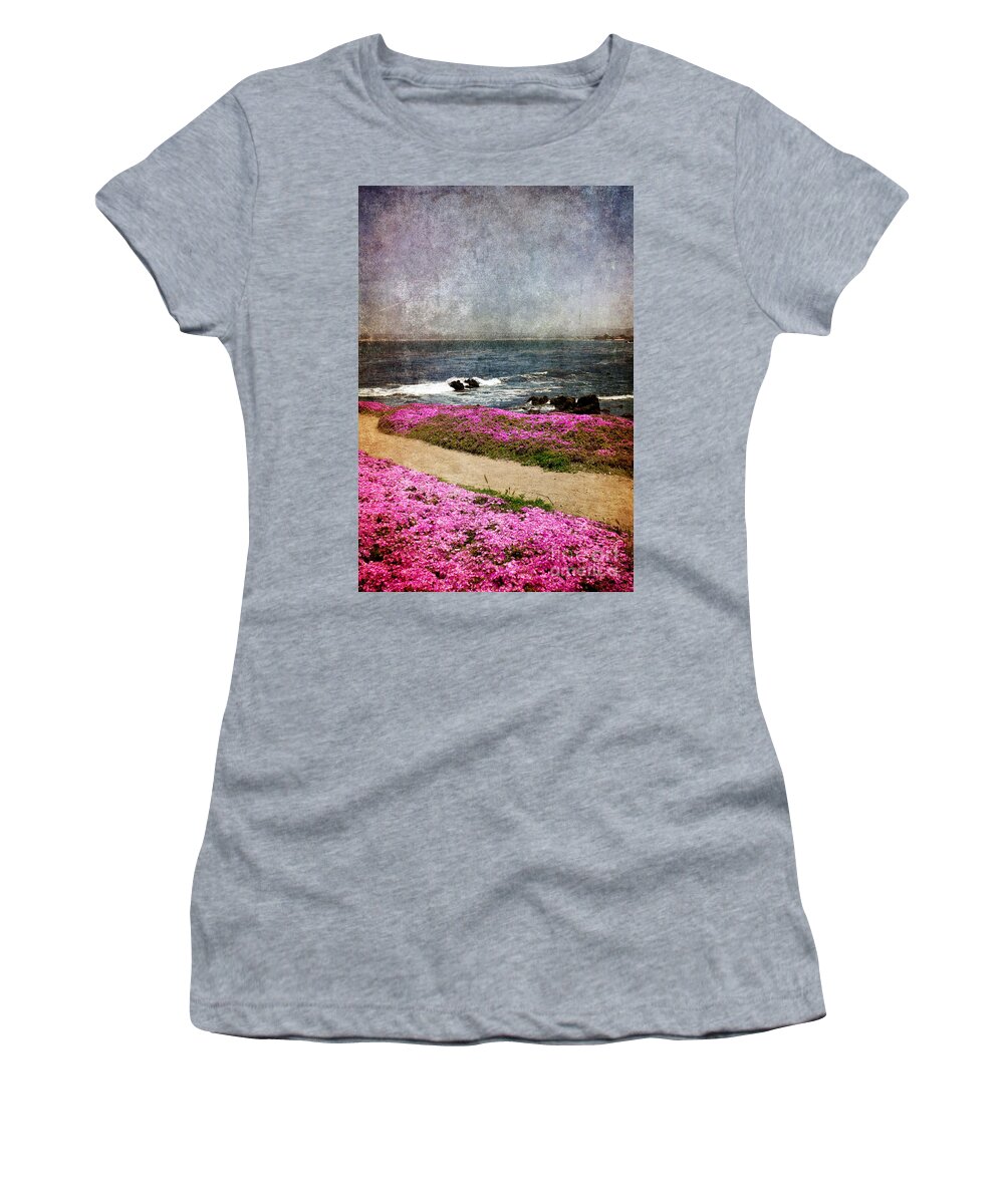 Pacific Grove Women's T-Shirt featuring the photograph Through the Magic Carpet by Laura Iverson