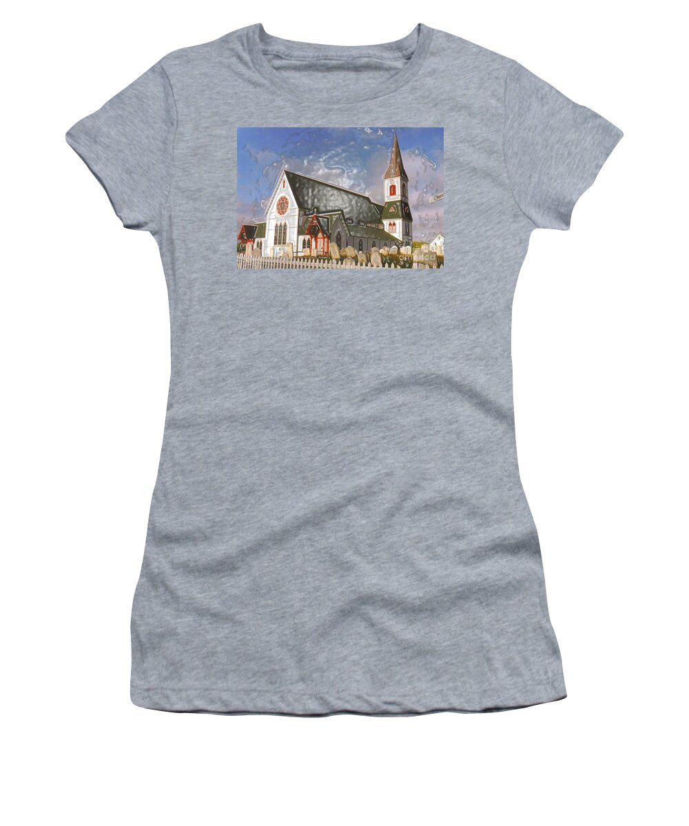 Church Women's T-Shirt featuring the photograph Trinity by Lydia Holly