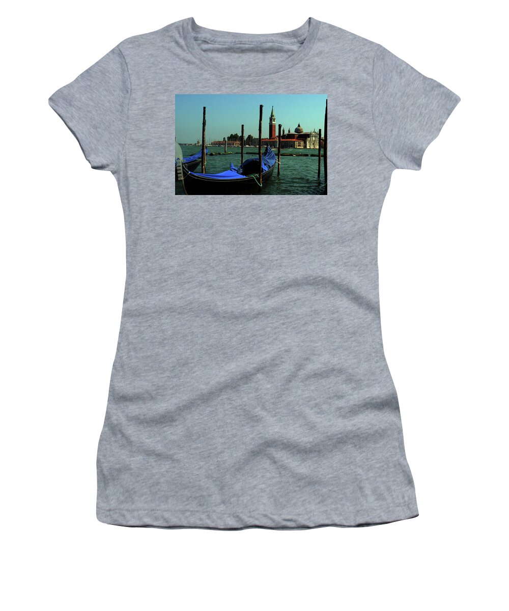 Italy Women's T-Shirt featuring the photograph Venetian Gandola by La Dolce Vita
