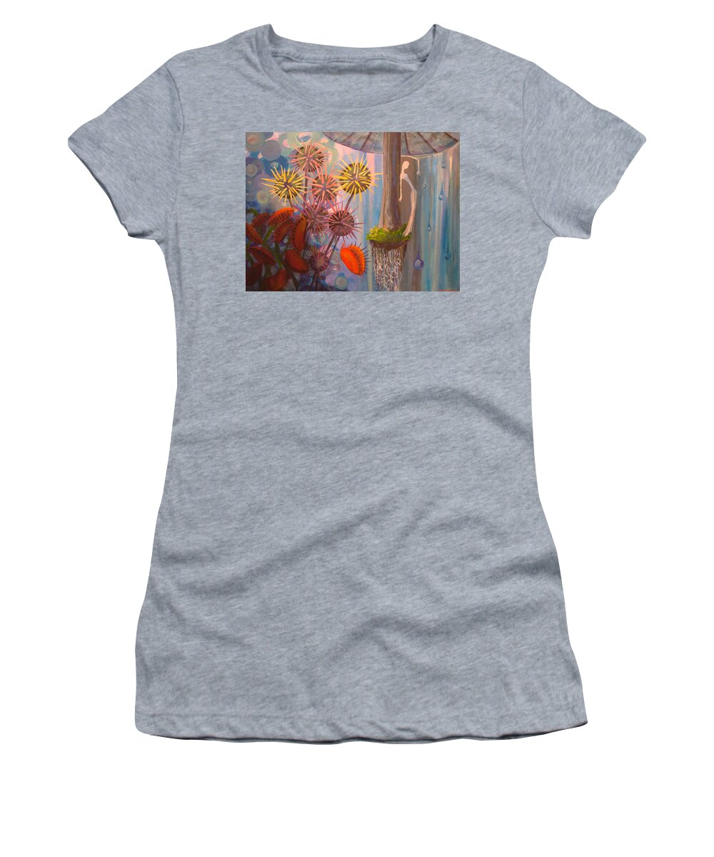 Fantasy Women's T-Shirt featuring the painting Venus by Mindy Huntress