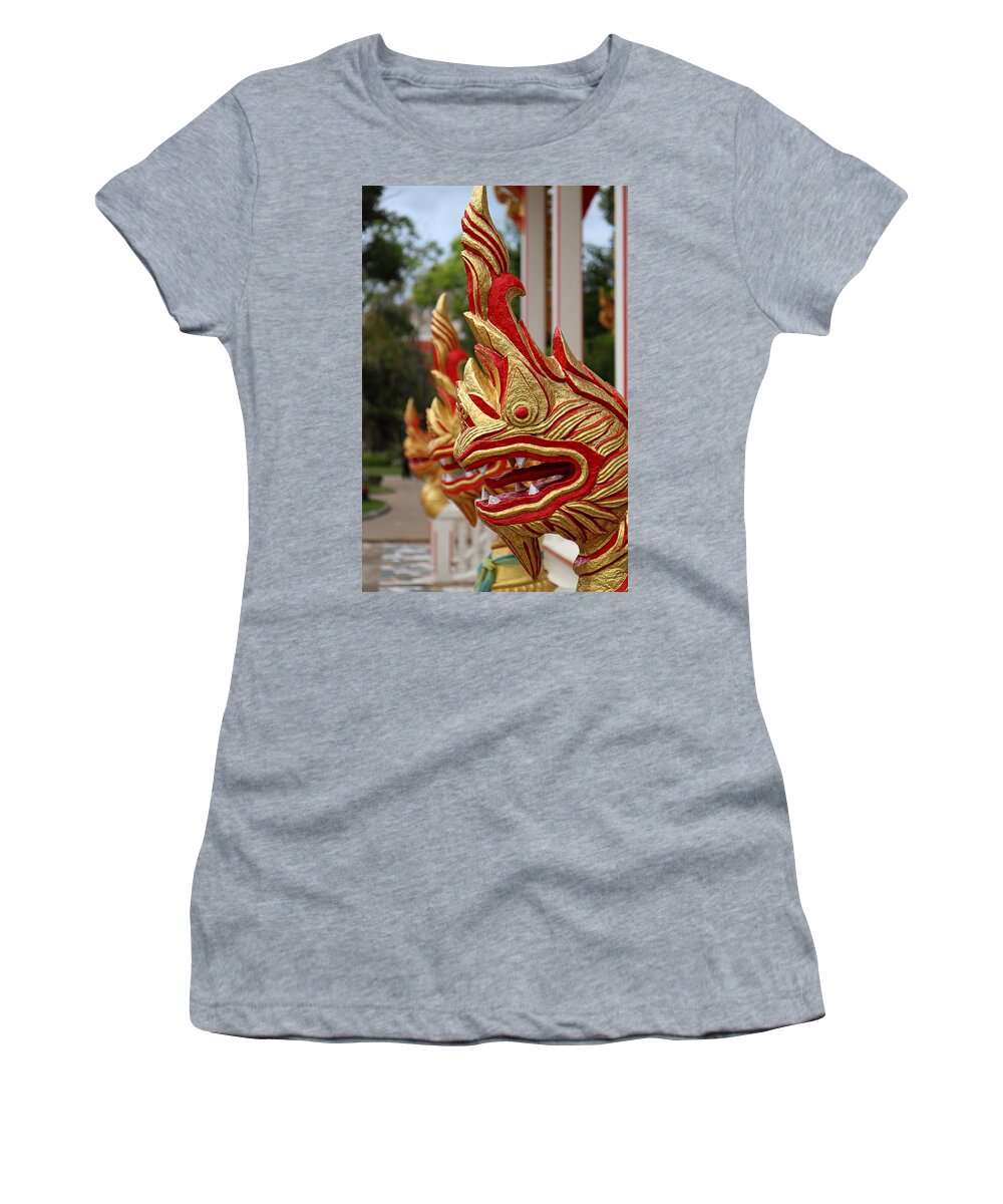 Metro Women's T-Shirt featuring the photograph Wat Chalong 3 by Metro DC Photography