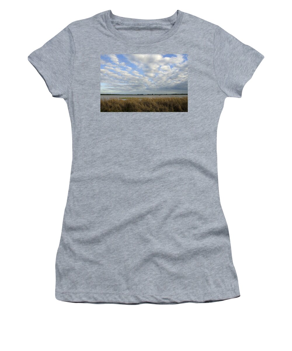 Nature Women's T-Shirt featuring the photograph Water landscape by Perry Van Munster
