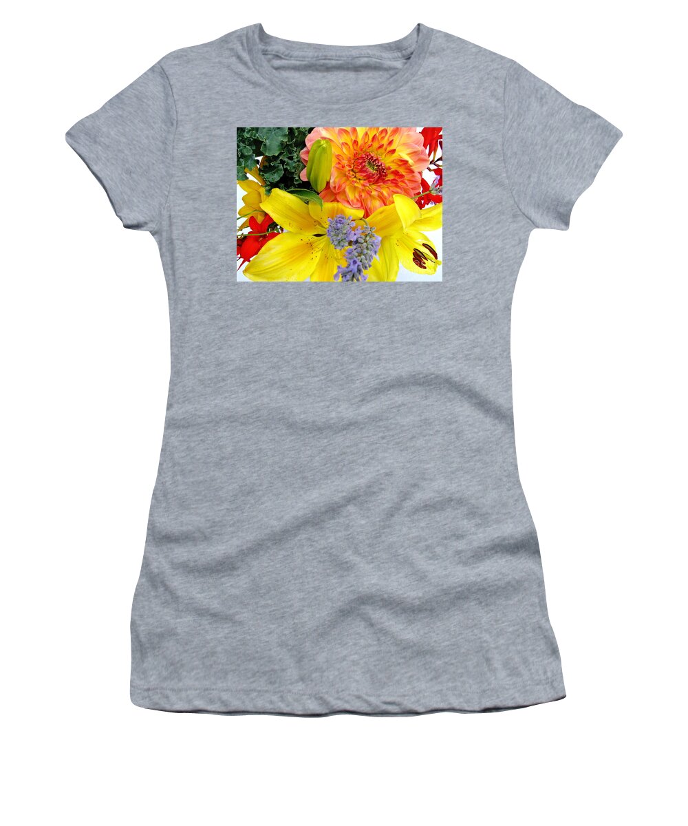 Flowers Women's T-Shirt featuring the photograph Wedding Flowers by Rory Siegel
