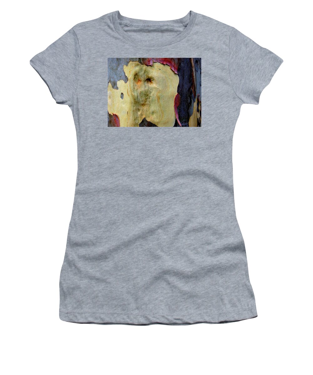 Trees Women's T-Shirt featuring the photograph Wild Red Berry Bark by Robert Margetts