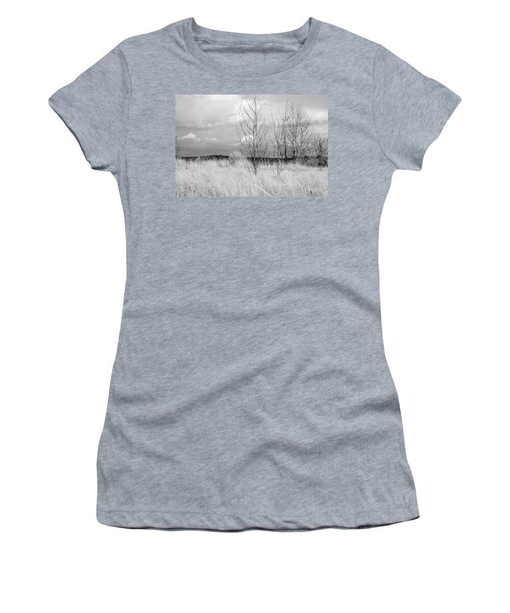 Winter Women's T-Shirt featuring the photograph Winter Bare by Kathleen Grace
