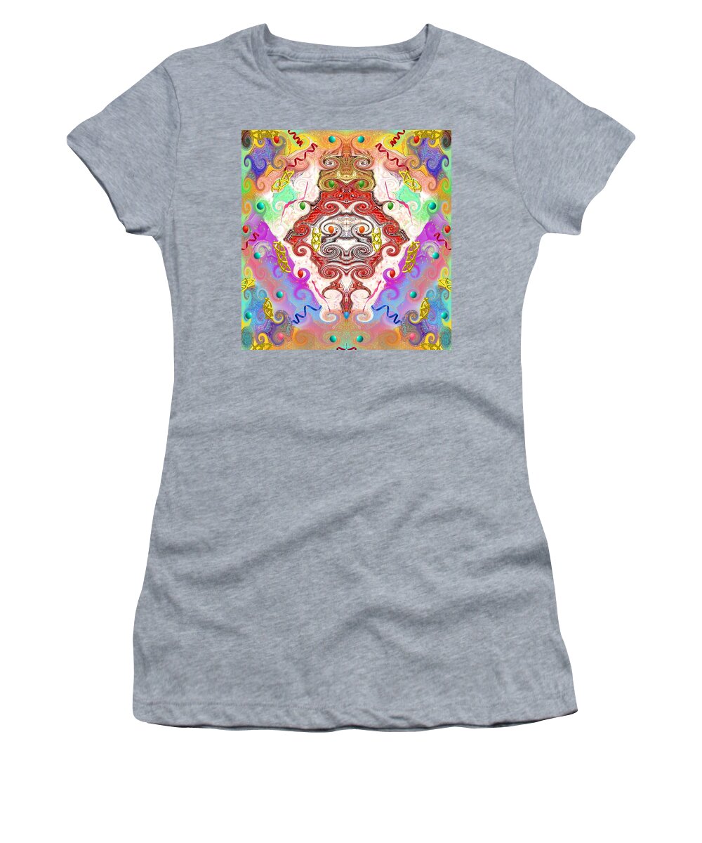Dragon Women's T-Shirt featuring the digital art Year of the Dragon by Alec Drake