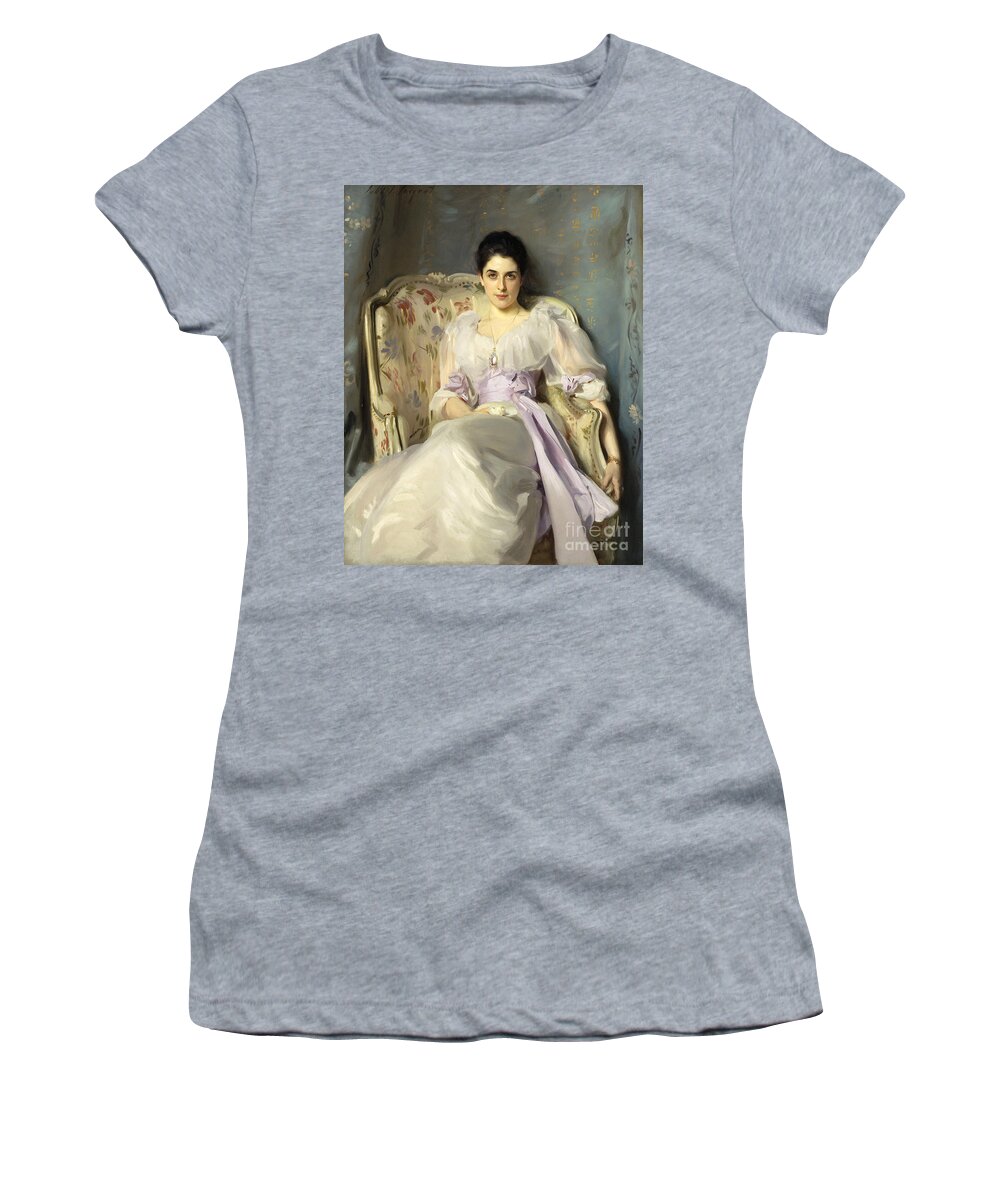 John Singer Sargent American Women's T-Shirt featuring the painting Lady Agnew of Lochnaw by MotionAge Designs