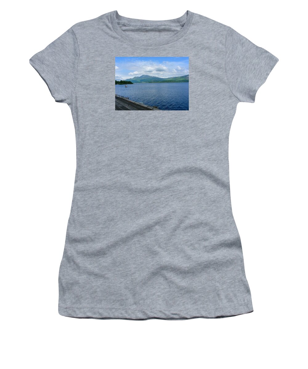 Luss Women's T-Shirt featuring the photograph Loch Lomond by James Canning