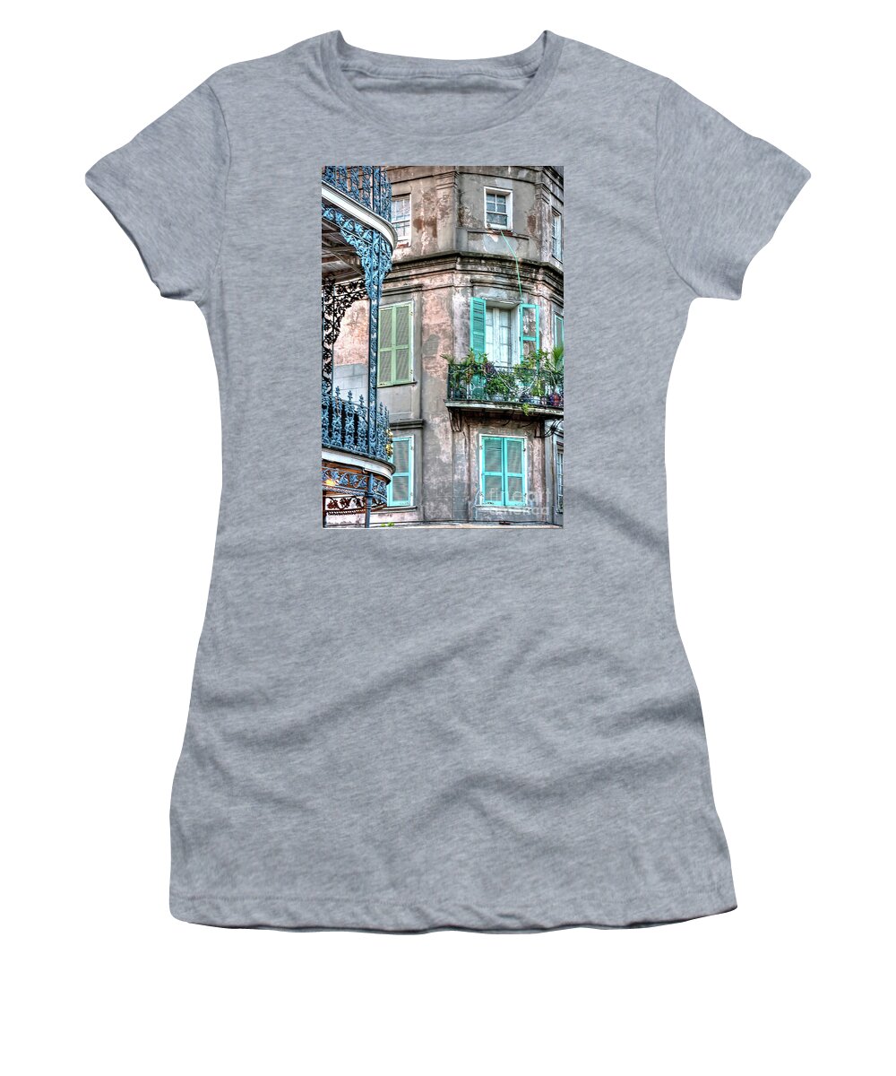 New Women's T-Shirt featuring the photograph 0254 French Quarter 10 - New Orleans by Steve Sturgill