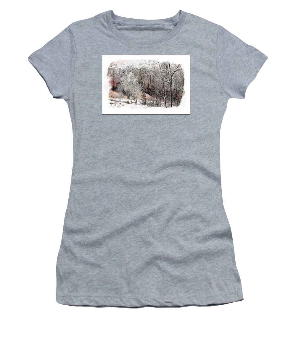  Women's T-Shirt featuring the photograph 9777a #1 by Burney Lieberman