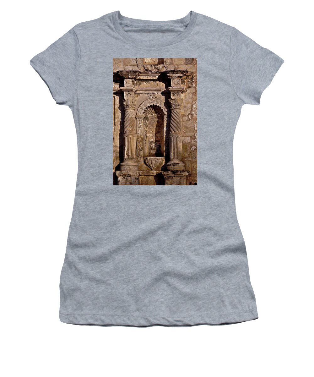 Architectural Detail Women's T-Shirt featuring the photograph Architectural Detail #1 by Frances Ann Hattier