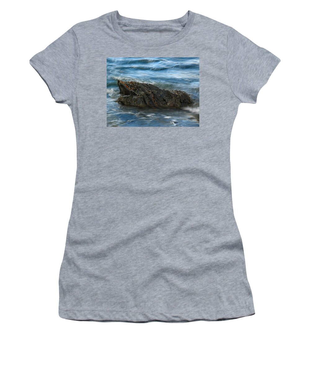 Acadia Np Women's T-Shirt featuring the photograph Atlantic Ocean #1 by Juergen Roth