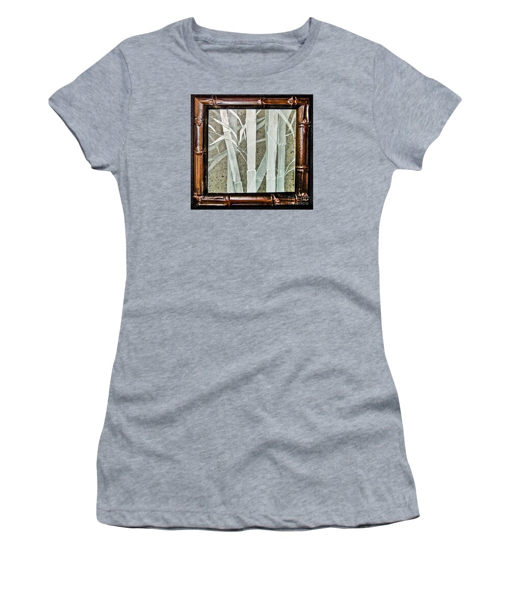 Bamboo Women's T-Shirt featuring the glass art Bamboo by Alone Larsen