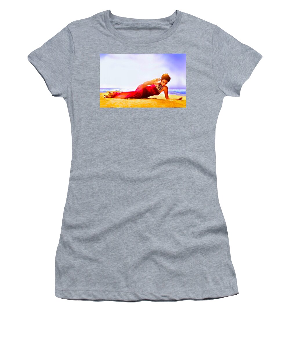 Beautiful Women's T-Shirt featuring the photograph Beautiful #1 by Jackie Russo