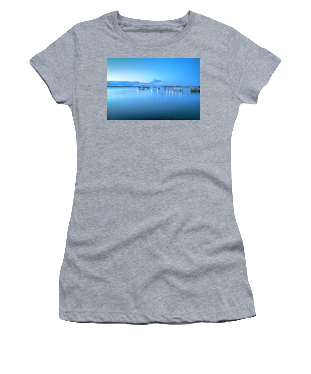 Blue Hour Women's T-Shirt featuring the photograph Blue Hour by Kristina Rinell