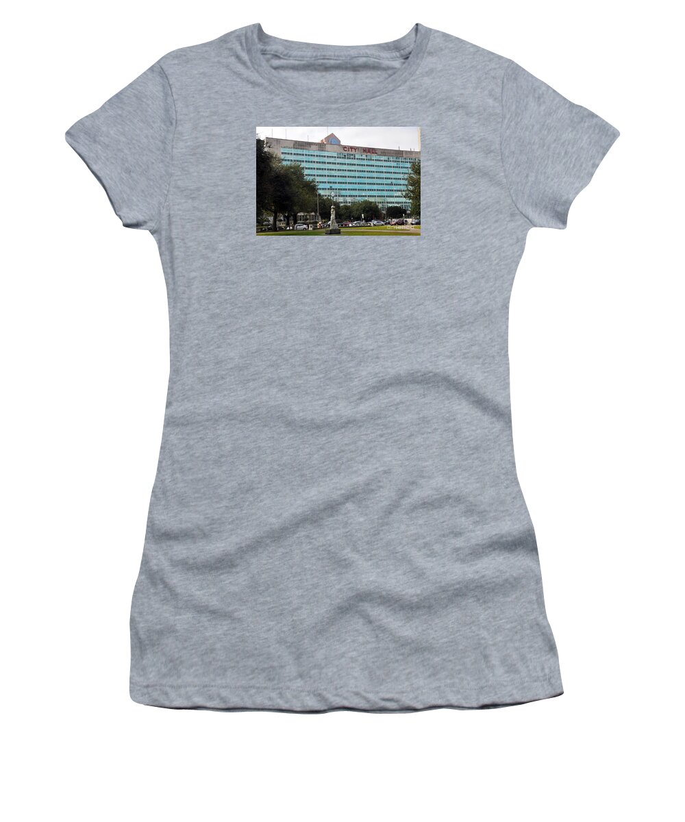 City Hall Women's T-Shirt featuring the photograph City Hall #1 by Andrew Dinh