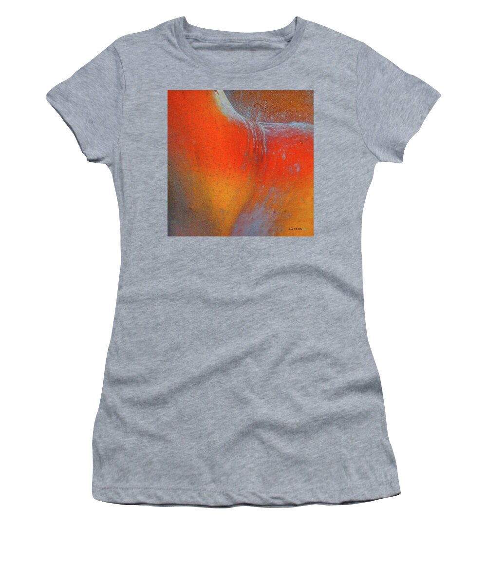 Art Women's T-Shirt featuring the digital art Fearlessness #1 by Richard Laeton