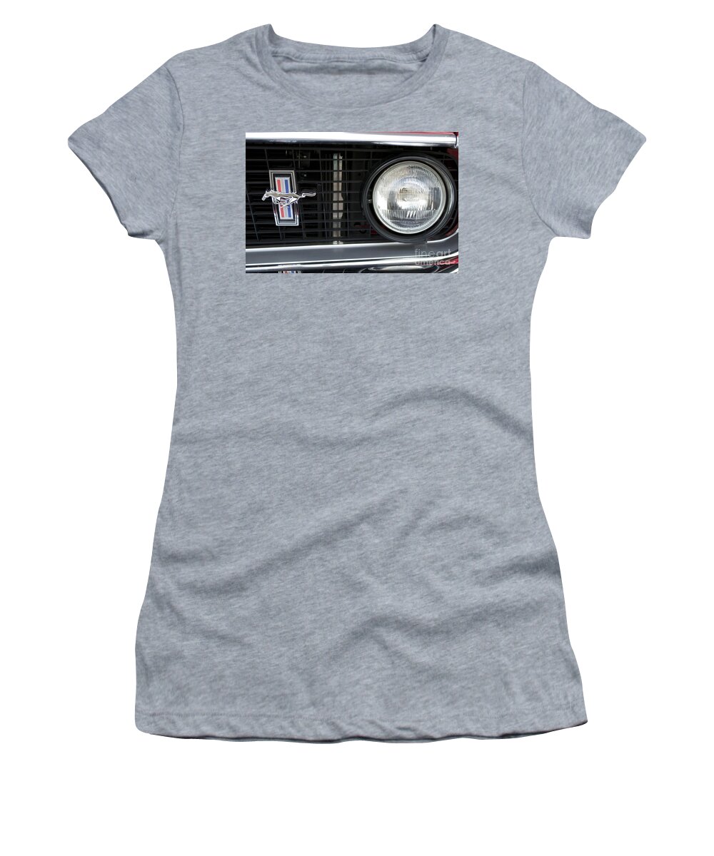 Ford Mustang Women's T-Shirt featuring the photograph Ford Mustang  #1 by Pamela Walrath