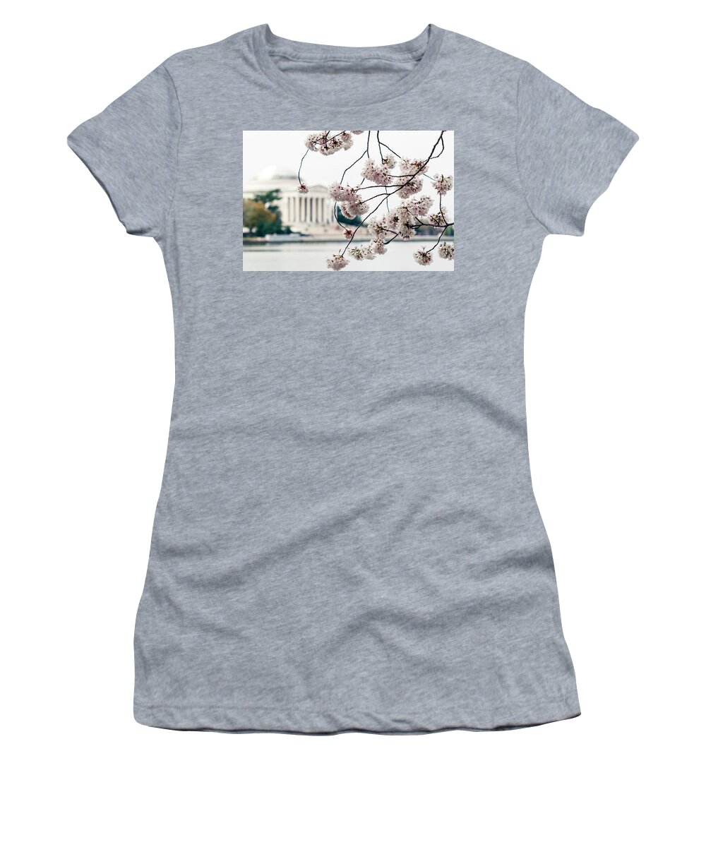 Sakura Women's T-Shirt featuring the photograph Framed #1 by Edward Kreis