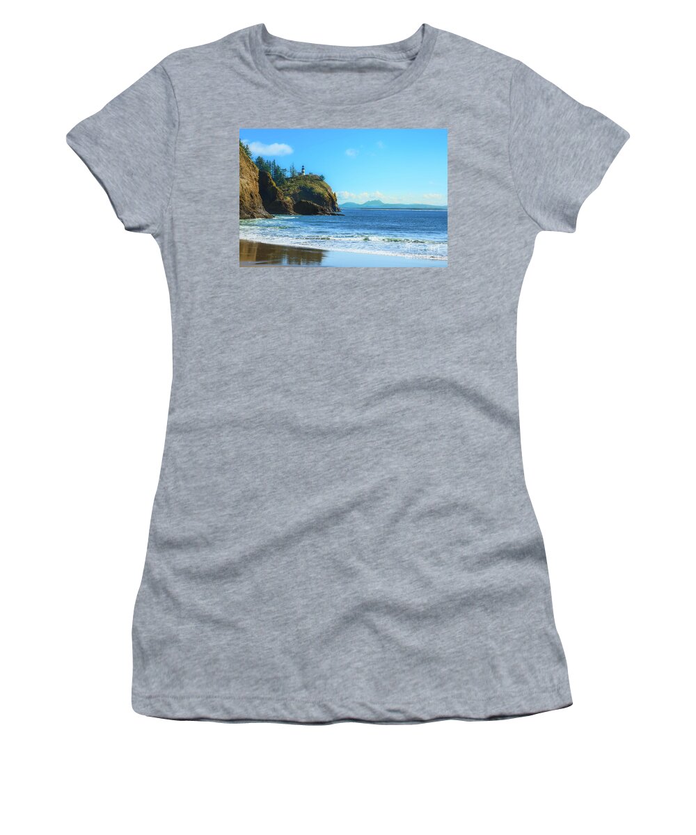 Lighthouse Women's T-Shirt featuring the photograph Great View #2 by Robert Bales