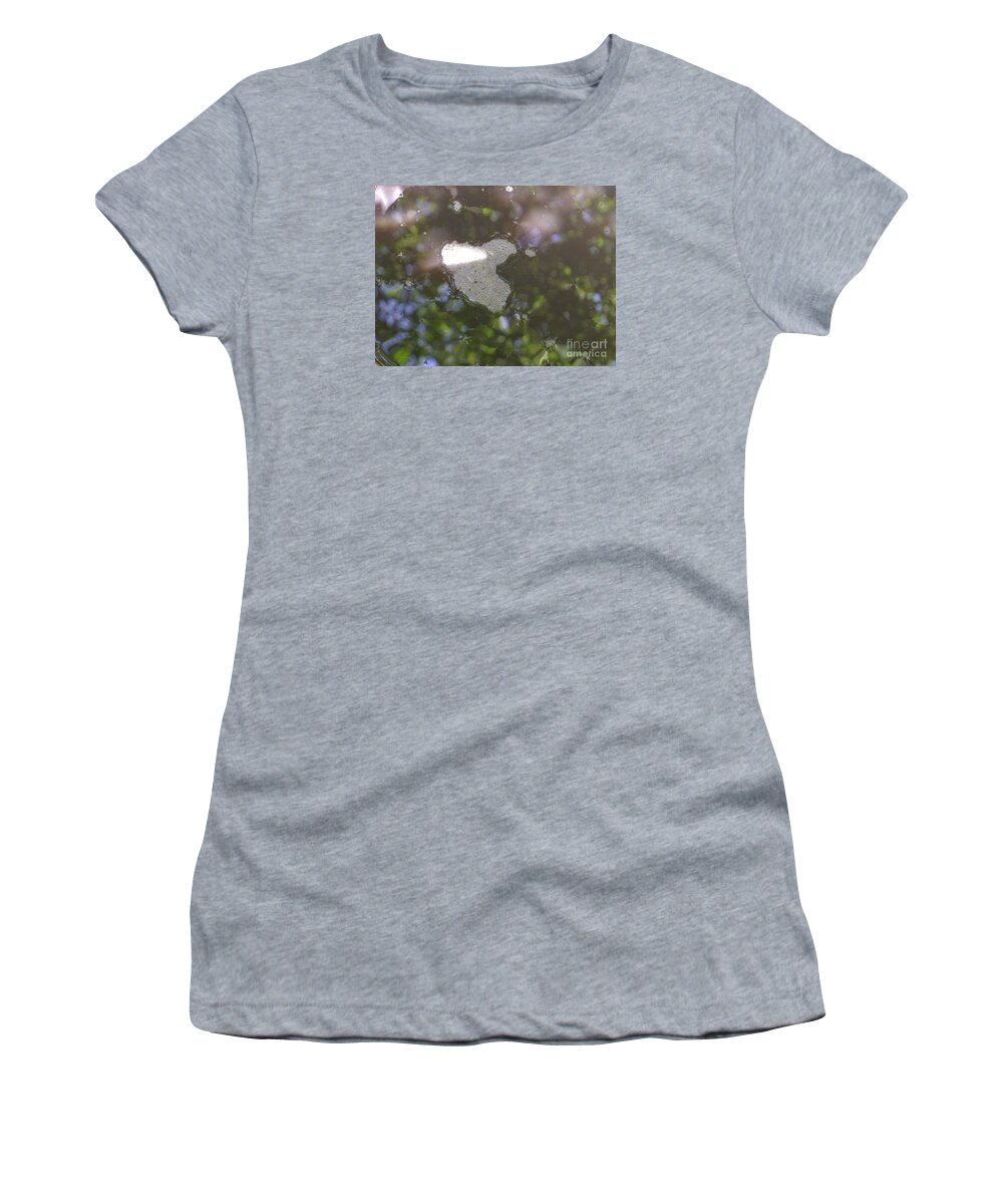 Heart Women's T-Shirt featuring the photograph heART bubbles #1 by Nora Boghossian