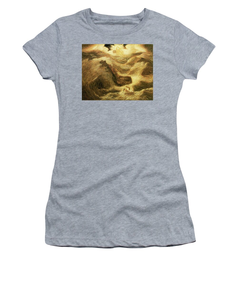 Jonah Women's T-Shirt featuring the photograph Jonah #1 by Albert Pinkham Ryder