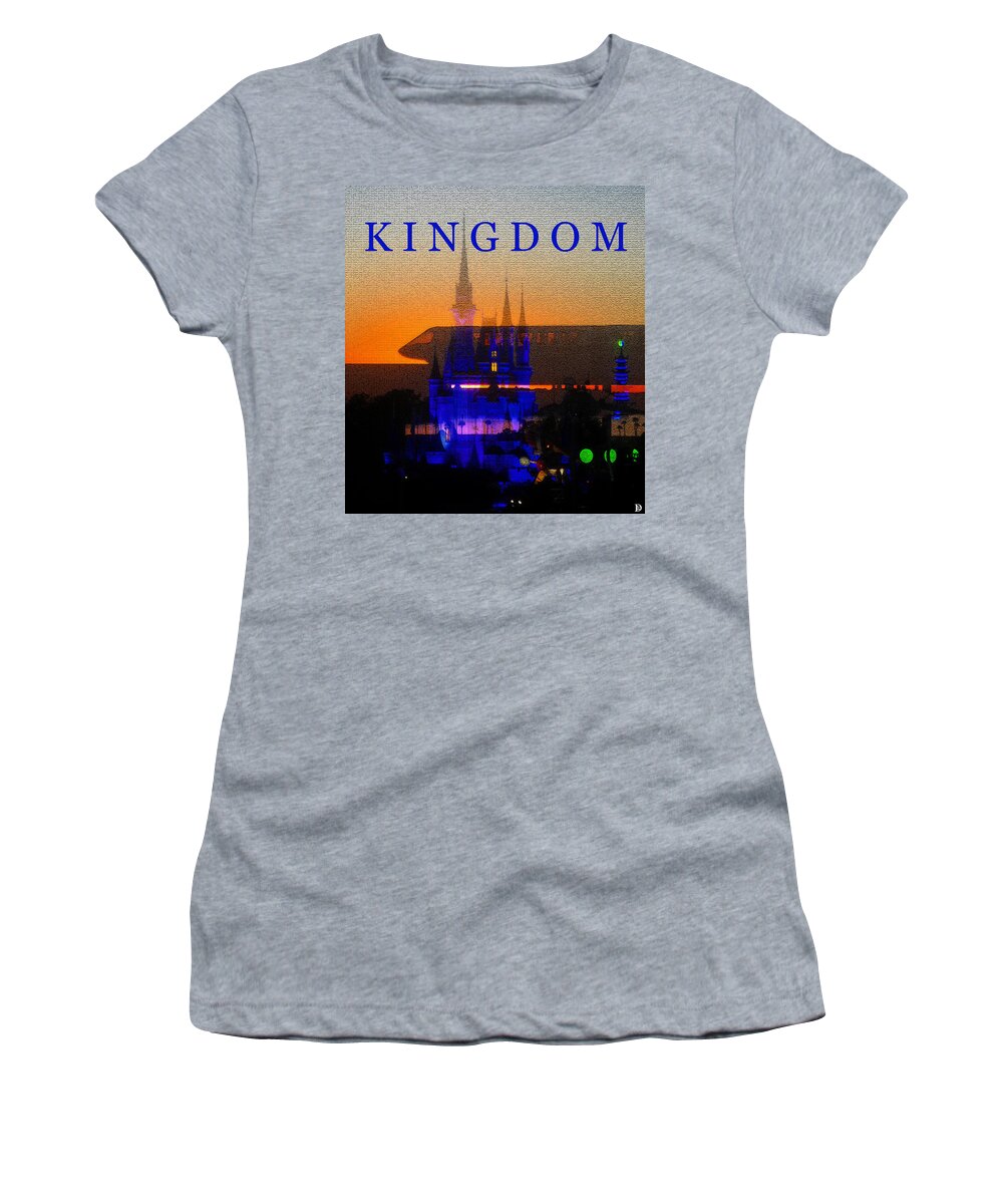 Kingdom Women's T-Shirt featuring the digital art Kingdom #1 by David Lee Thompson