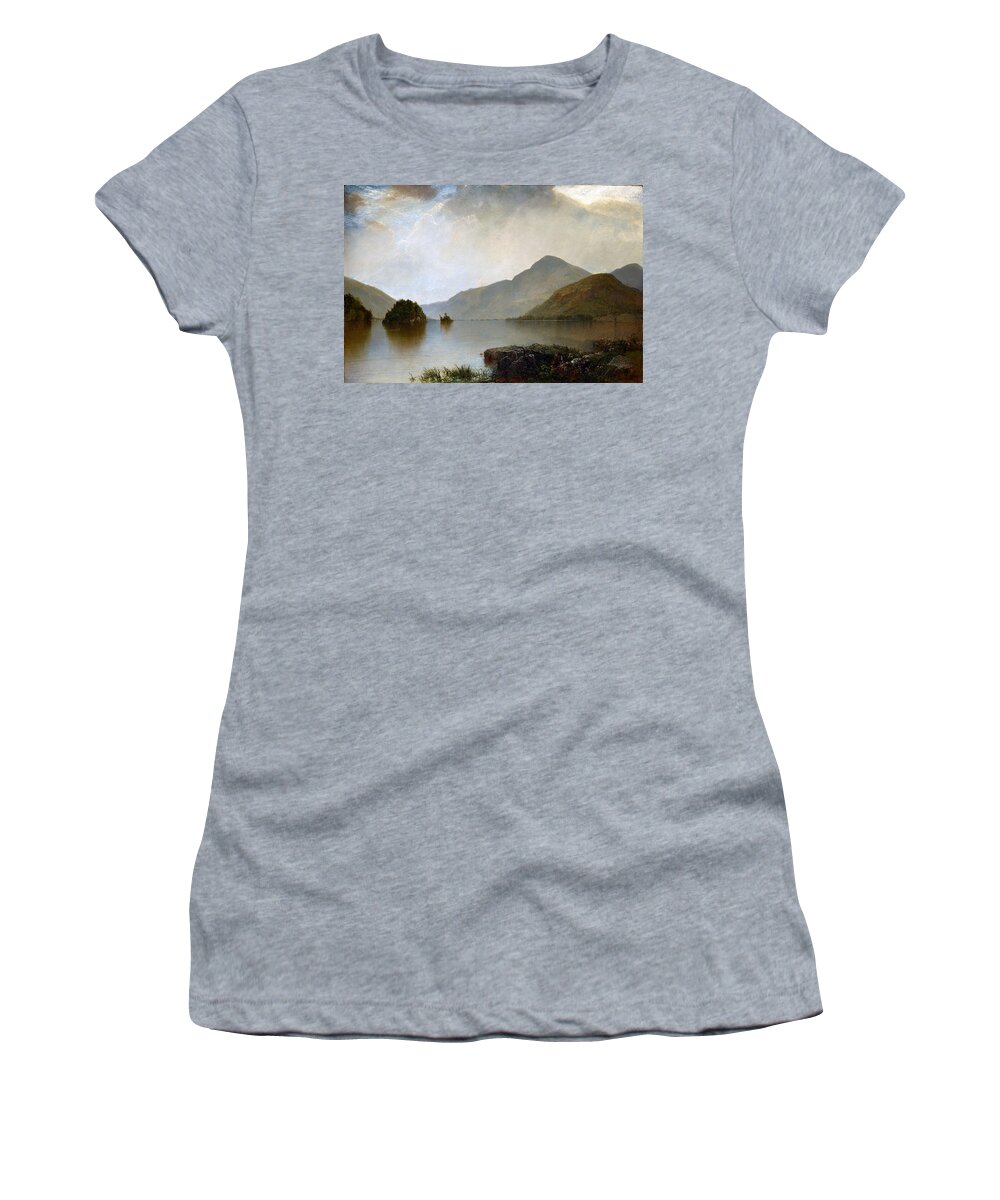 Seascape Women's T-Shirt featuring the photograph Lake George #1 by John Frederick Kensett
