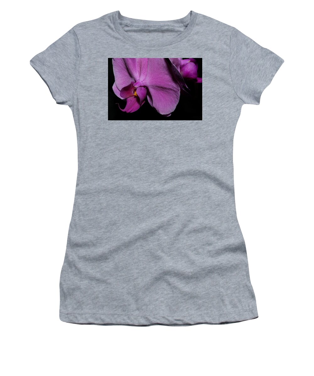 Flowers Women's T-Shirt featuring the digital art Moth Orchids #1 by Carol Ailles
