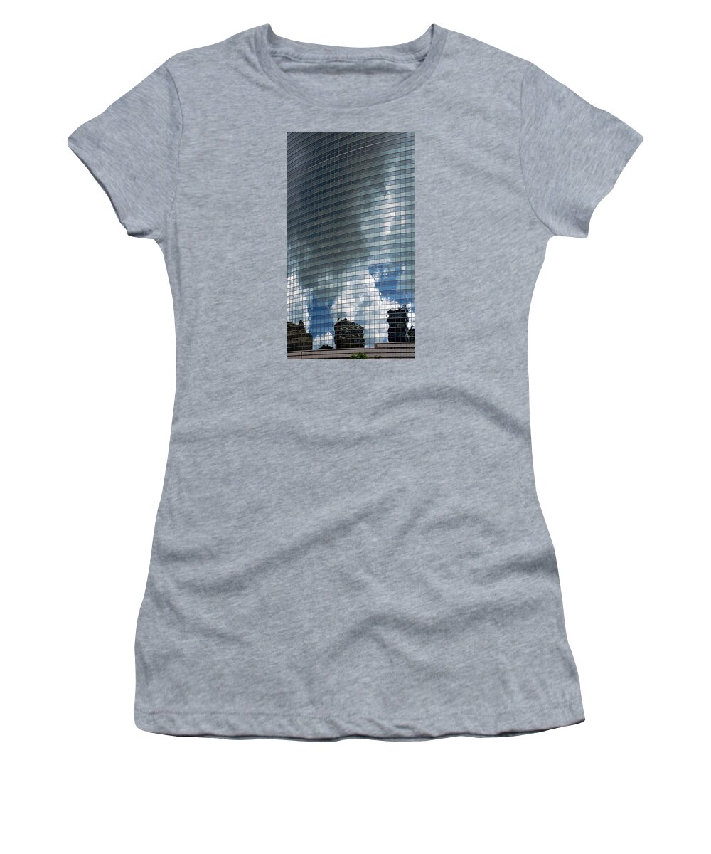 Lawrence Women's T-Shirt featuring the photograph Ominous Reflection #1 by Lawrence Boothby